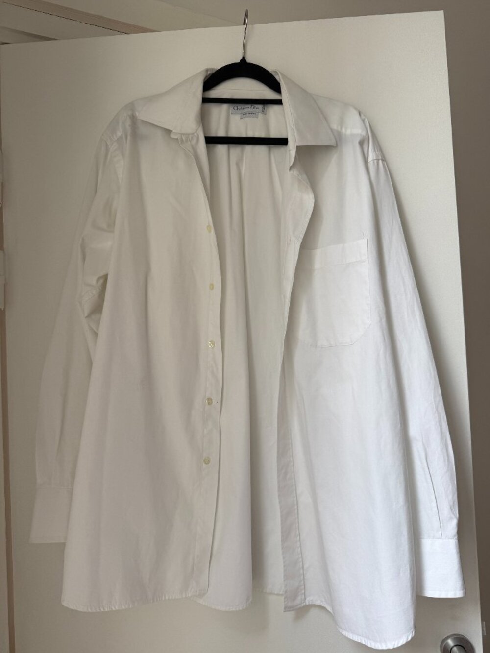 Christian Dior Boyfriend Oversize White shirt